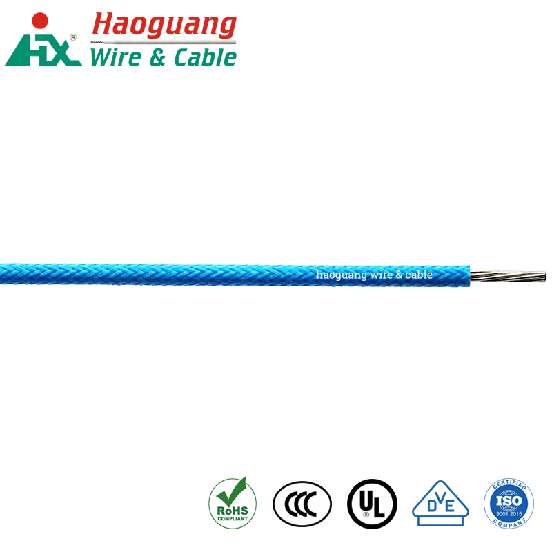 3C 60245IEC 03 (YG) Kabel Inti Tunggal Fiberglass Jalinan Karet Silikon